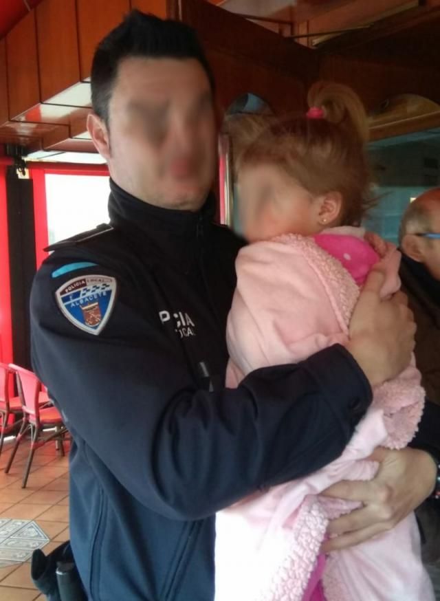 Policía Local de Albacete con la menor