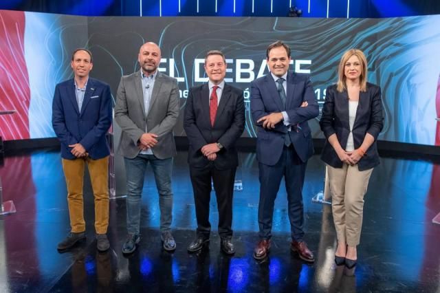 Así ha sido el primer debate electoral televisado de Castilla-La Mancha