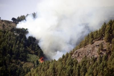 CLM se suma a las labores de extinción del fuego de Gran Canaria