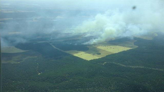 Incendio en Barchín del Hoyo