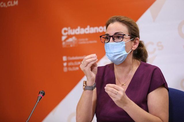 Diputada de Cs Úrsula López en rueda de prensa. - CS