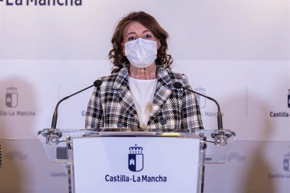 La consejera de Bienestar Social, Aurelia Sánchez, en rueda de prensa. Imagen de archivo. - JCCM