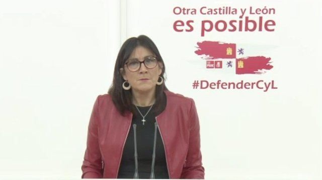 La secretaria de Organización del PSCyL, Ana Sánchez. - EUROPA PRESS.