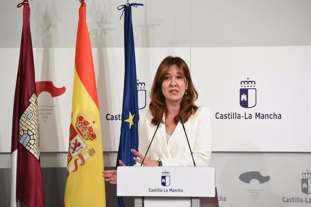 Blanca Fernández en rueda de prensa