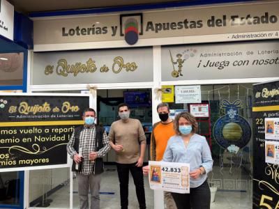 "Contentos y emocionados" en 'El Quijote de Oro', vendieron el número a escasos días del Sorteo