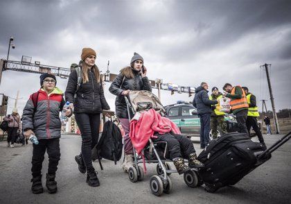 Refugiados ucranianos llegan a Polonia - Michael Kappeler/dpa