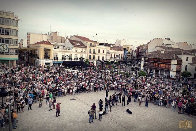 Concentración en repulsa por el último crimen machista en Tomelloso