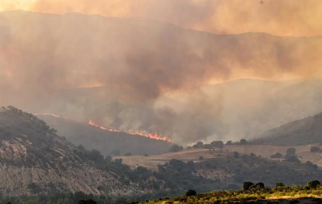 Todo indica que el incendio de Valdepeñas de la Sierra fue intencionado