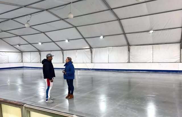 La pista de hielo de Toledo ya está lista: horario y precio