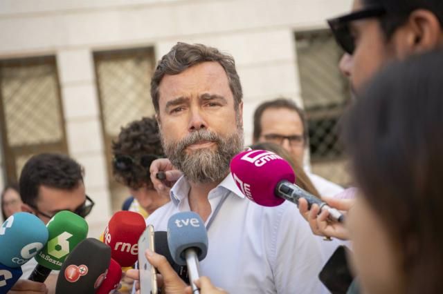 El portavoz de Vox en el Congreso de los Diputados, Iván Espinosa de los Monteros, en Ciudad Real.