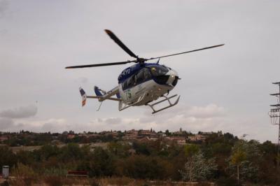 Trasladan al hospital a un hombre atropellado por un tractor