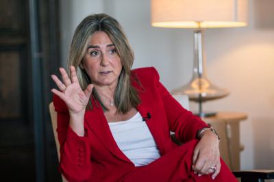 La delegada del Gobierno en Castilla-La Mancha, Milagros Tolón, en una entrevista concedida a Europa Press - JUAN MORENO/EUROPA PRESS - Archivo