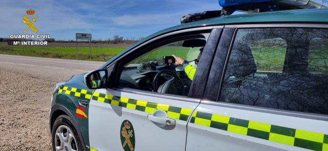 Coche de la Guardia Civil - Imagen de archivo 