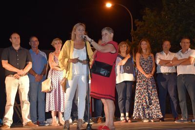 Montse Muro, en el pregón de Puerta de Cuartos