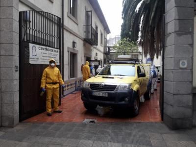 TALAVERA | Sigue la limpieza y desinfección en las residencias de mayores