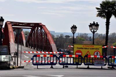 TALAVERA | Cierre temporal del Puente de Hierro