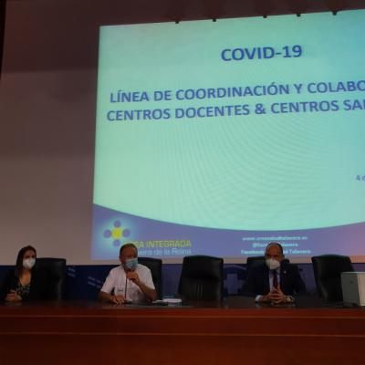 TALAVERA COVID | La Concejala de Ciudad Saludable participa en la jornada de coordinación entre los centros educativos y la Gerencia del Área Integrada de Salud