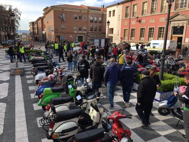 Éxito participativo en la Scooterada de Talavera y comarca