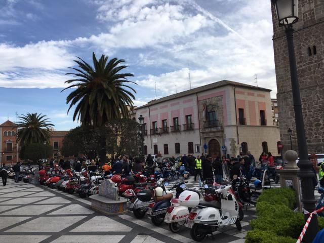 Éxito participativo en la Scooterada de Talavera y comarca