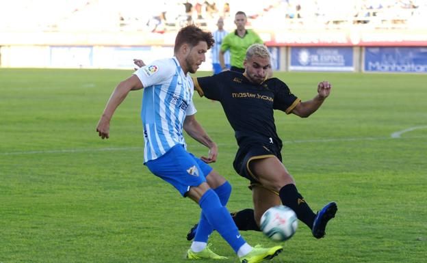 Imagen del Algeciras-Málaga de ayer viernes.