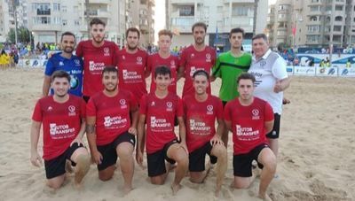 El equipo de fútbol playa de Talavera compite en la Copa de España