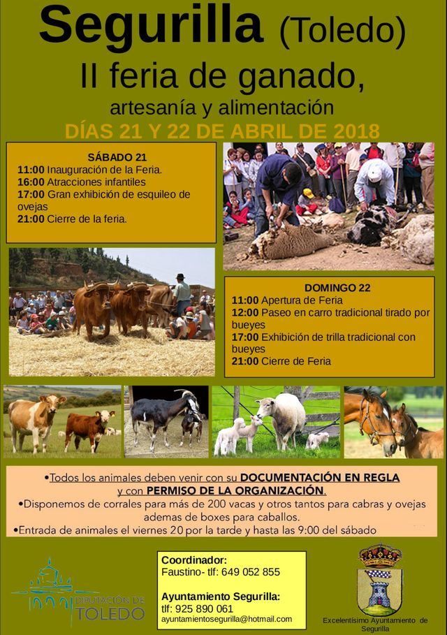 Segurilla se prepara para la II Feria de Ganado, Artesanía y Alimentación