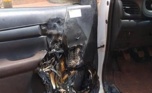 BULO | ¿Has recibido la foto de la explosión de un bote de hidrogel en un coche?