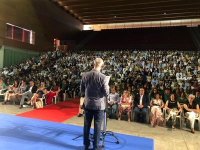 Acto de graduación de bachilleres en el IES Padre Juan de Mariana