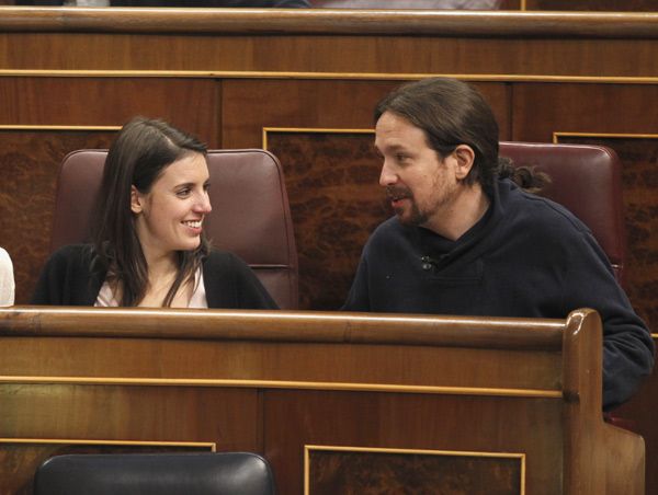 Irene Montoro y Pablo Iglesias / Imagen GTresonline