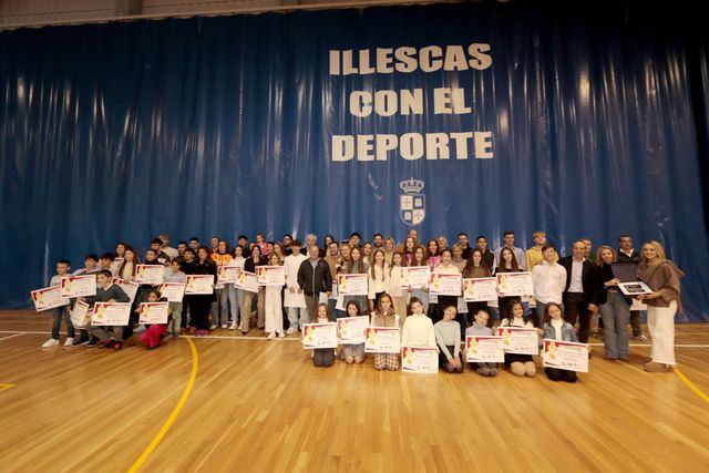 Illescas premia el esfuerzo y el talento de 80 deportistas locales