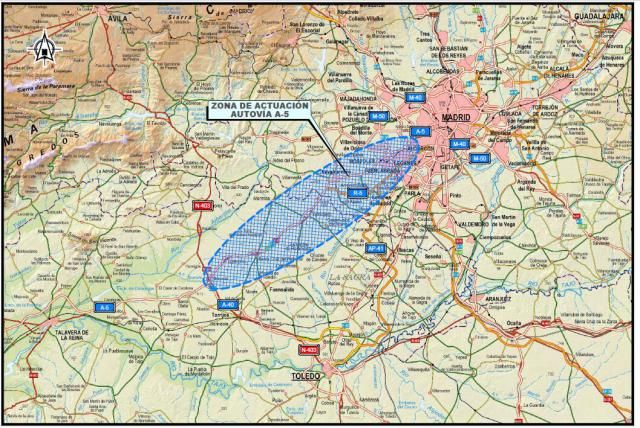 Inversión millonaria para mejorar la A-5 entre Madrid y Maqueda