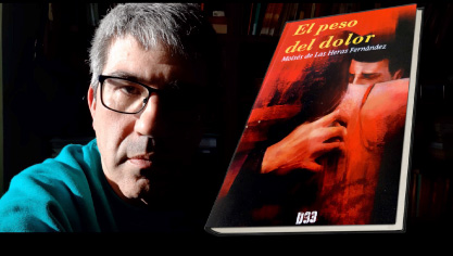 Feria del libro: Moisés de las Heras estará presentando su nueva novela 'El peso del dolor'