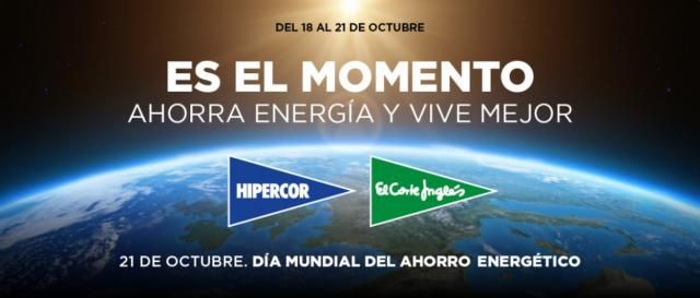 Así celebra El Corte Inglés el Día Mundial del Ahorro Energético