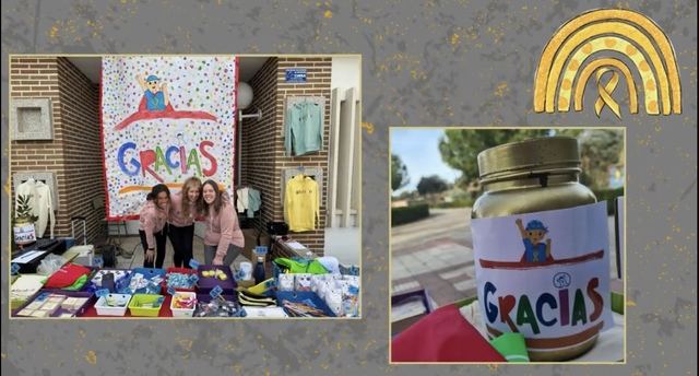 El Colegio Adalid Meneses se une en la lucha contra el cáncer infantil con un mercadillo solidario