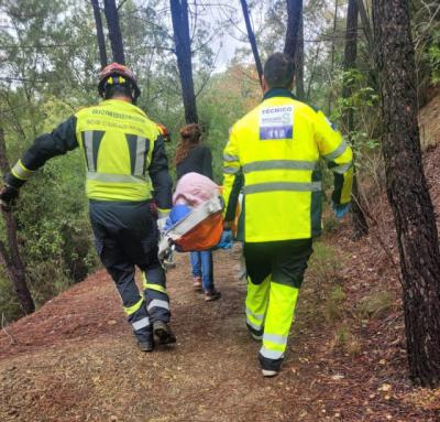 Rescatan a un senderista en Fuencaliente