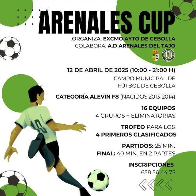 Arenales Cup 2025: El gran torneo de fútbol alevín llega a Cebolla