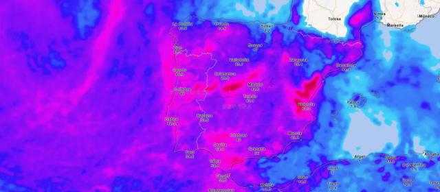 La borrasca Jana, de gran impacto, pone en aviso amarillo a la Sierra de San Vicente