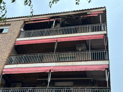 El hombre herido en el incendio de una vivienda de Toledo se encuentra estable