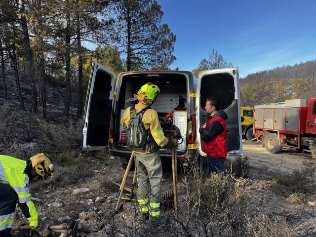 El incendio declarado entre las carreteras de Cervera y Mejorada, estabilizado y controlado