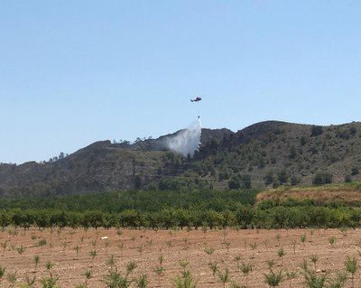 AGRAMÓN | El incendio desciende a nivel 0