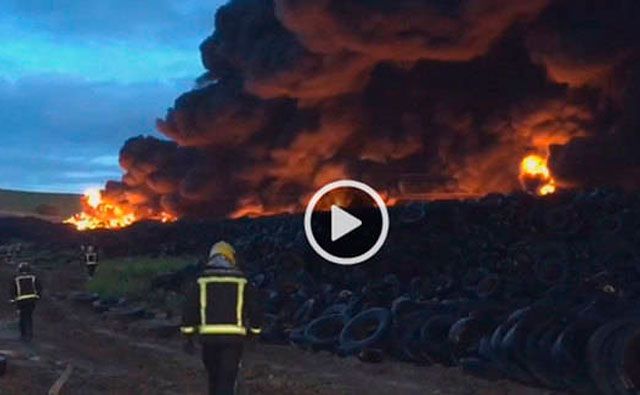 Posibles sospechosos en el incendio de Seseña