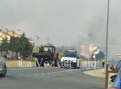 Castilla y León pide apoyo a CLM por un peligroso incendio