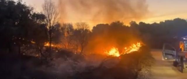 Preocupación en El Casar de Escalona por un doble incendio “posiblemente intencionado”