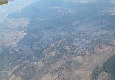 El incendio forestal de La Estrella desciende a nivel 0