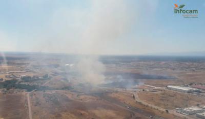 Incendio forestal en Talavera de la Reina: 12 medios y 62 personas trabaja en su extinción