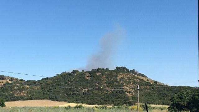 Declarado un incendio en el Cerro Negro