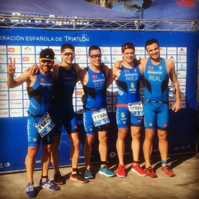 Enrique Peces, tercero en la prueba por equipos de la Copa del Rey de Triatlón