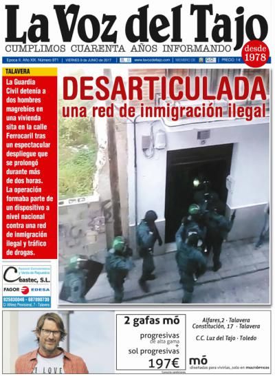 Portada junio | Desarticulada una red de inmigración ilegal -y sin presupuestos en CLM-