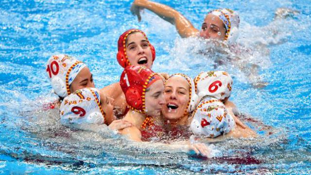 Celebración en el agua.