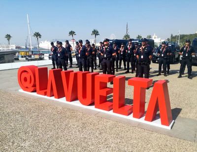 Unos 80 agentes de la Policía Nacional darán seguridad y protección en cada etapa de “La Vuelta”